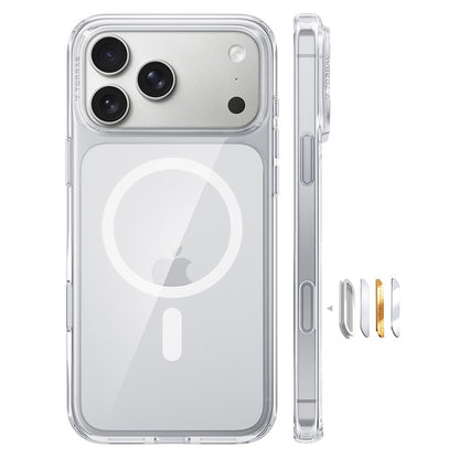 MagSafe puzdro pre Apple iPhone 18 Pro Max / 17 Pro Max, Torras, Guardian, Priehľadné
