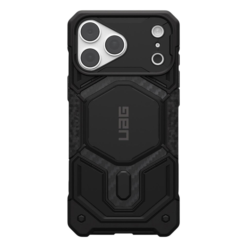 MagSafe puzdro pre Apple iPhone 18 Pro Max / 17 Pro Max, Urban Armor Gear, Monarch Pro Carbon, čierne