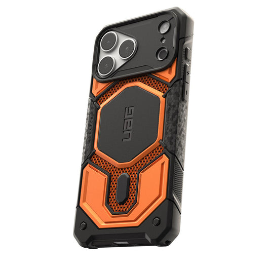 MagSafe puzdro pre Apple iPhone 18 Pro Max / 17 Pro Max, Urban Armor Gear, Monarch Pro Kevlar, Oranžové