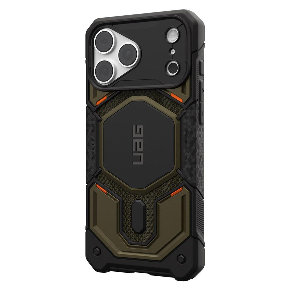 MagSafe puzdro pre Apple iPhone 18 Pro Max / 17 Pro Max, Urban Armor Gear, Monarch Pro Kevlar, Zelené