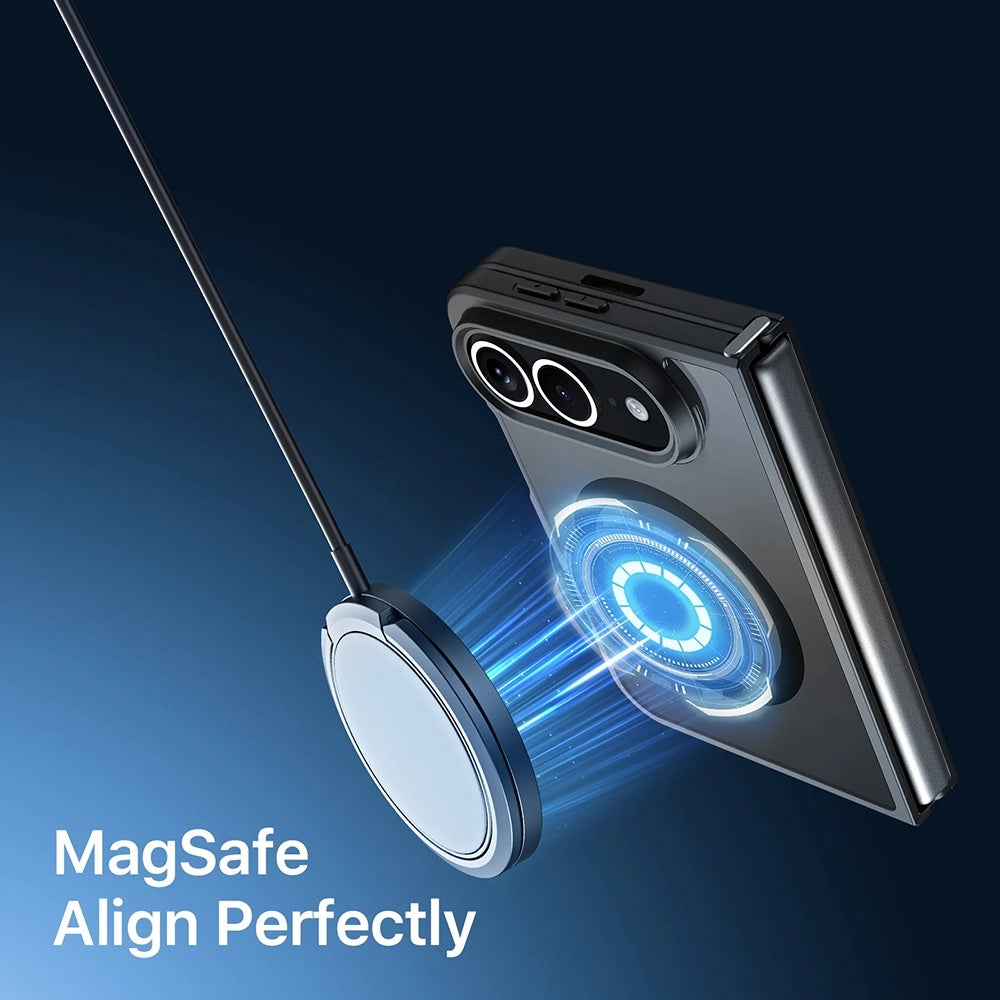 Puzdro MagSafe pre Apple iPhone Duo, DUX DUCIS, Aimo, čierne