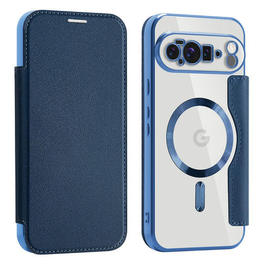 MagSafe puzdro pre Google Pixel 10 Pro XL, Techsuit, SmartMag Book, modré