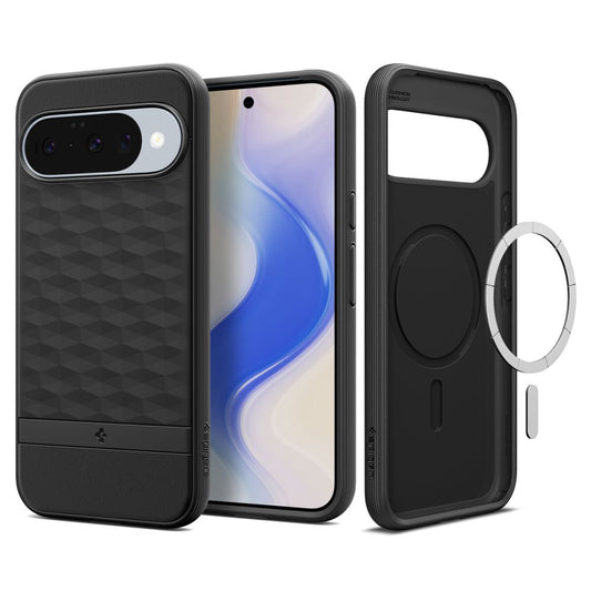 Puzdro MagSafe pre Google Pixel 10 Pro / 10, Spigen, Caseology Parallax, Matná čierna ACS09708