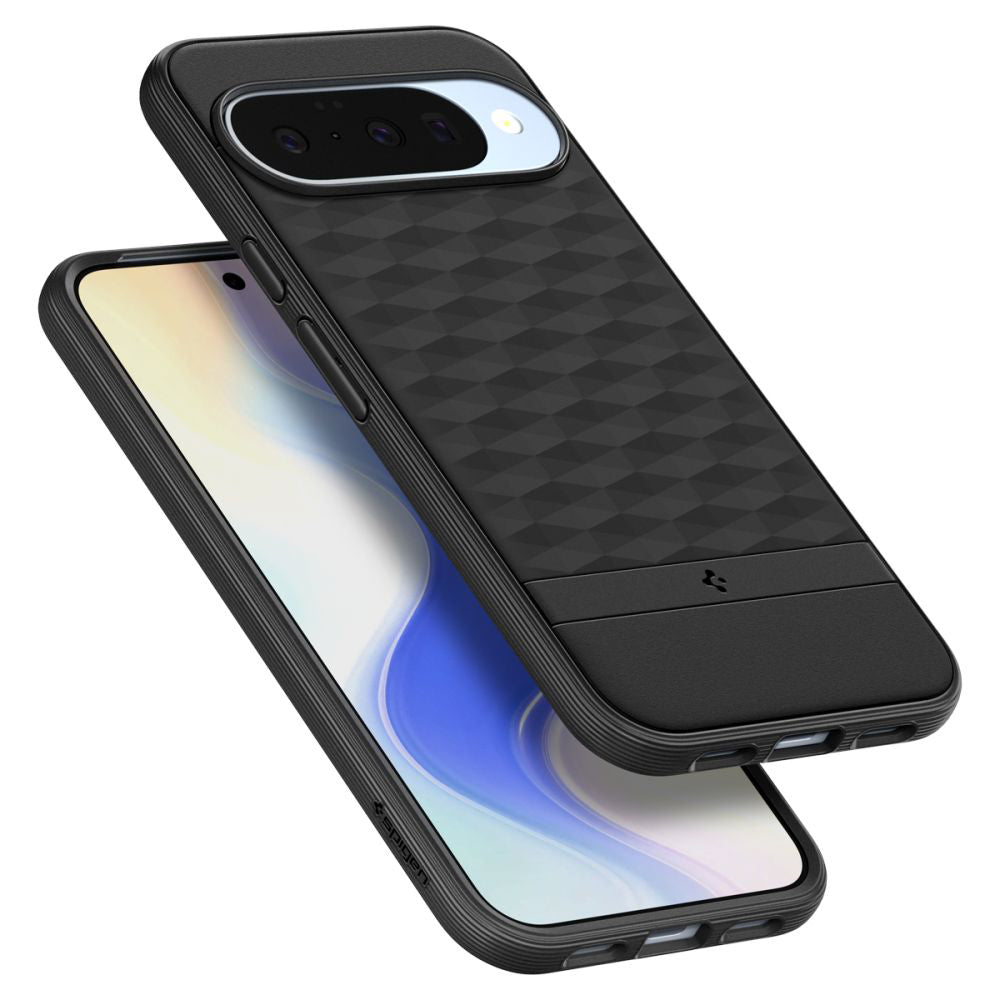 Puzdro MagSafe pre Google Pixel 10 Pro / 10, Spigen, Caseology Parallax, Matná čierna ACS09708