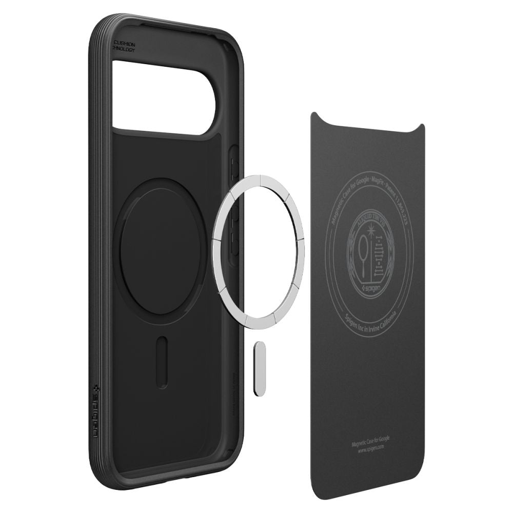 Puzdro MagSafe pre Google Pixel 10 Pro / 10, Spigen, Caseology Parallax, Matná čierna ACS09708