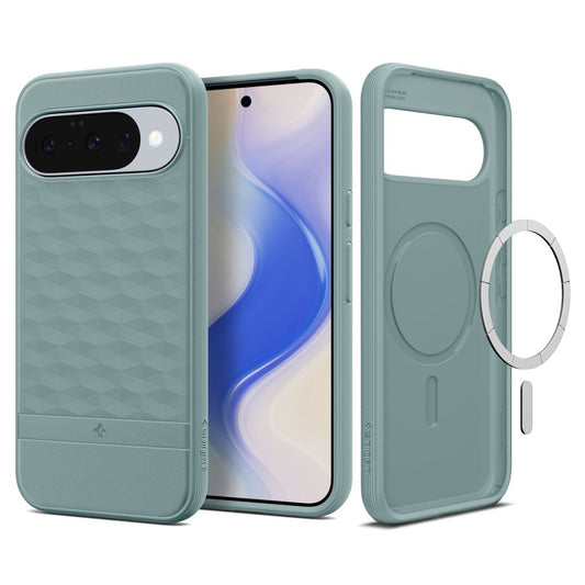 MagSafe Case for Google Pixel 10 Pro / 10, Spigen, Caseology Parallax, Green