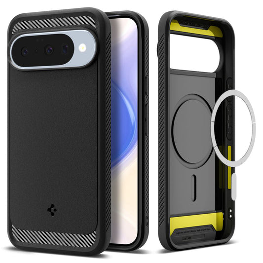 MagSafe puzdro pre Google Pixel 10 Pro / 10, Spigen, Rugged Armor, Matná čierna ACS09698