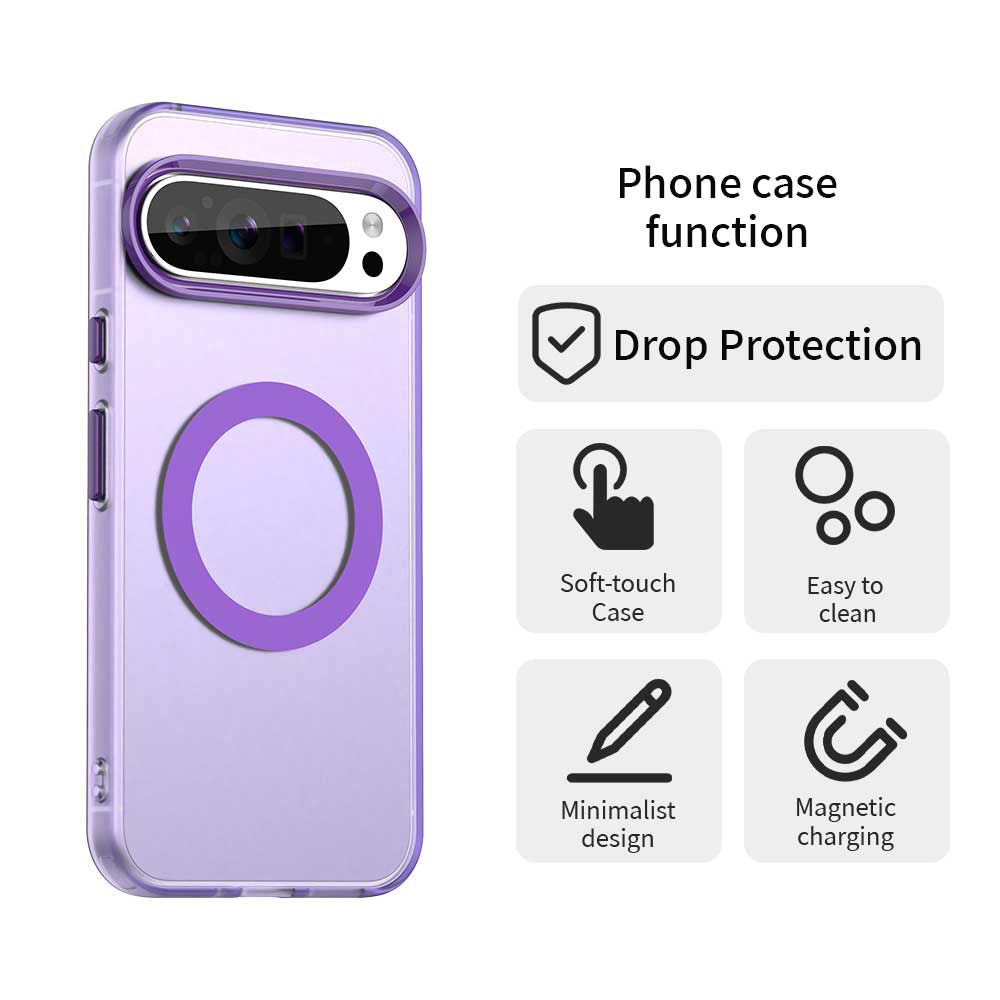 MagSafe puzdro pre Google Pixel 10 Pro / 10, Techsuit, CandyCase, Fialová