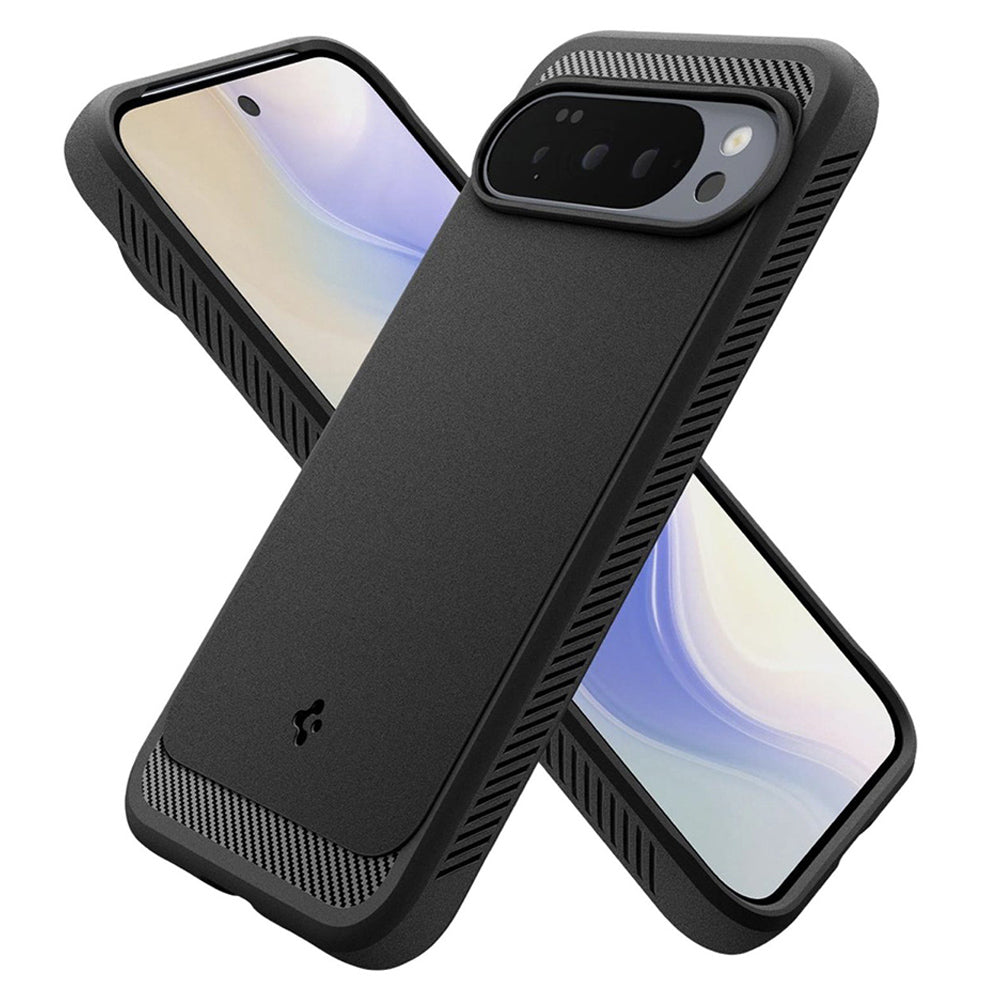 Puzdro MagSafe pre Google Pixel 10 Pro XL, Spigen, Rugged Armor, Matná Čierna ACS09721