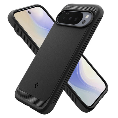 Puzdro MagSafe pre Google Pixel 10 Pro XL, Spigen, Rugged Armor, Matná Čierna ACS09721
