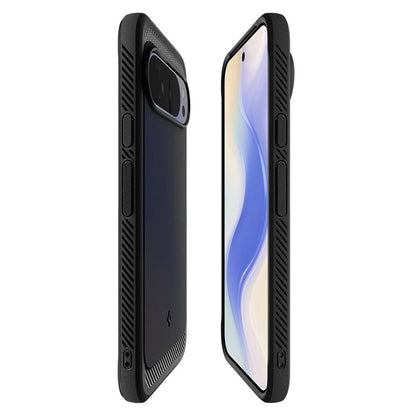 Puzdro MagSafe pre Google Pixel 10 Pro XL, Spigen, Rugged Armor, Matná Čierna ACS09721