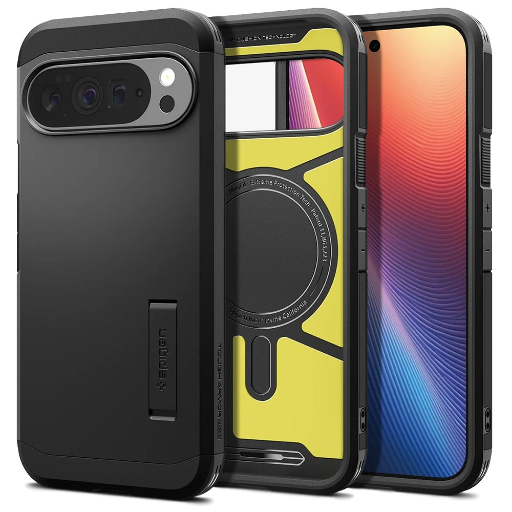 Puzdro MagSafe pre Google Pixel 10 Pro XL, Spigen, Tough Armor, Čierne
