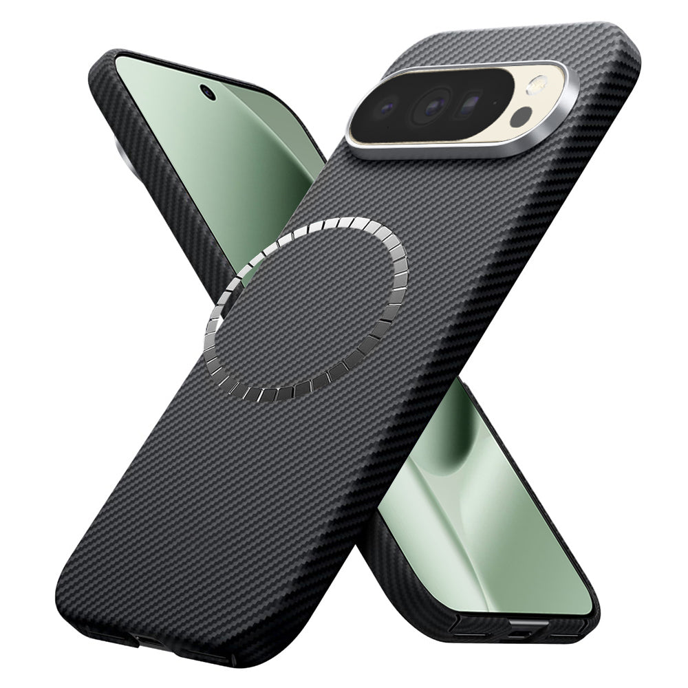 Puzdro MagSafe pre Google Pixel 10 Pro XL, Techsuit, Aramid Fiber, Čierne