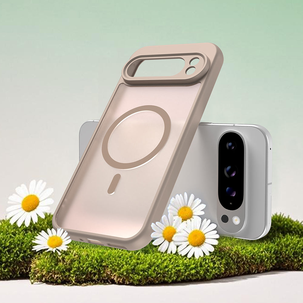 MagSafe Case for Google Pixel 10 Pro XL, Techsuit, HaloFrost II, Gold