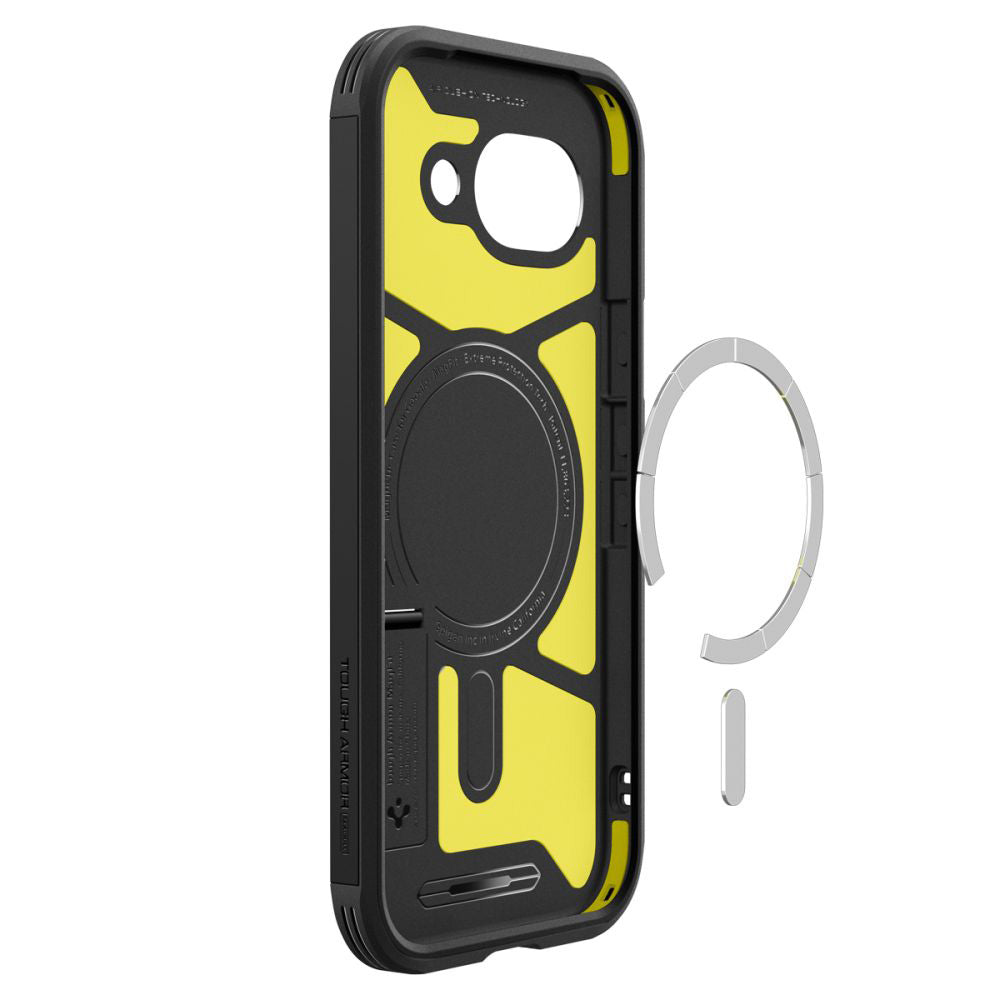 Puzdro MagSafe pre Google Pixel 10a, Spigen, Tough Armor, Čierne ACS11280
