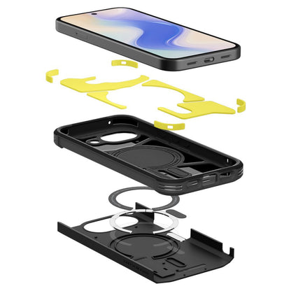Puzdro MagSafe pre Google Pixel 10a, Spigen, Tough Armor, Čierne ACS11280