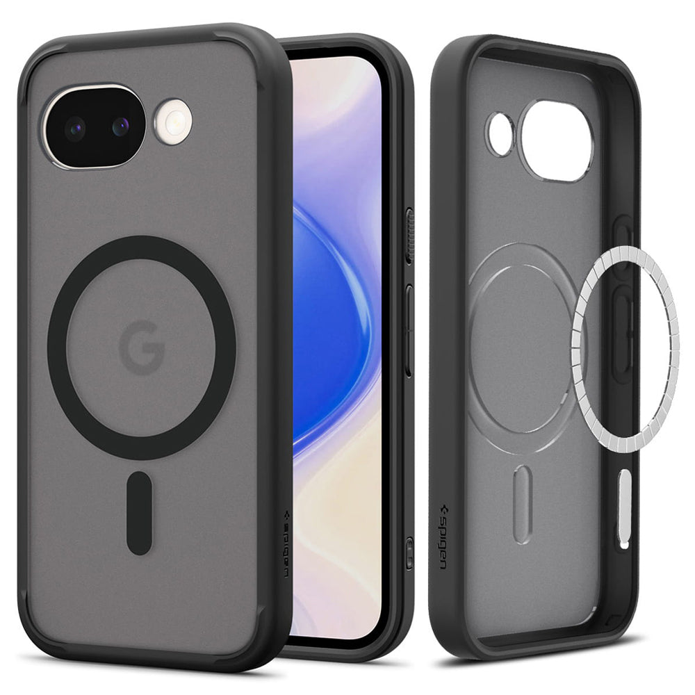 Puzdro MagSafe pre Google Pixel 10a, Spigen, Ultra Hybrid, Saténová čierna ACS11278