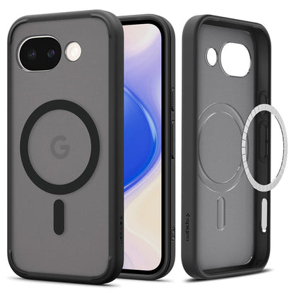 Puzdro MagSafe pre Google Pixel 10a, Spigen, Ultra Hybrid, Saténová čierna ACS11278