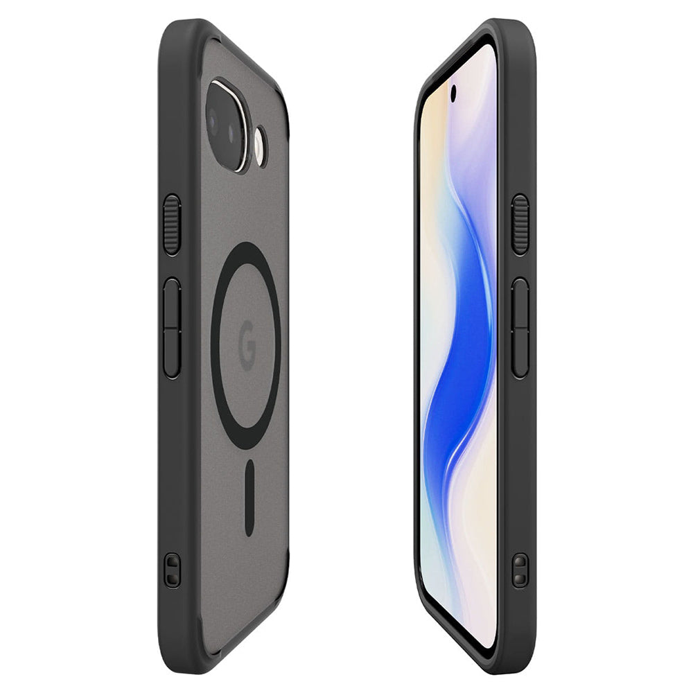 Puzdro MagSafe pre Google Pixel 10a, Spigen, Ultra Hybrid, Saténová čierna ACS11278