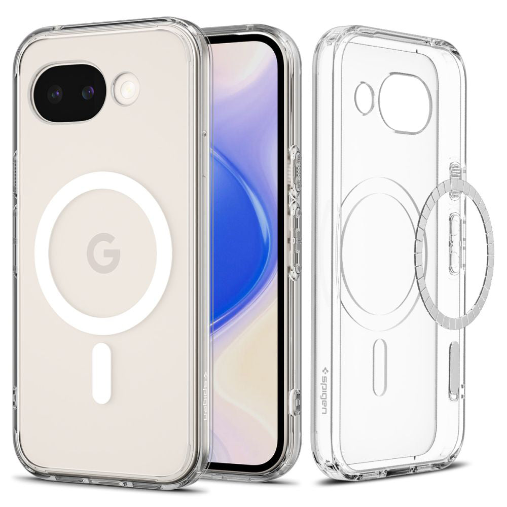MagSafe puzdro pre Google Pixel 10a, Spigen, Ultra Hybrid, Priehľadná biela ACS11276