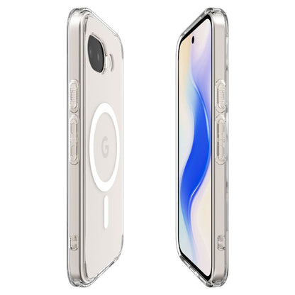 MagSafe puzdro pre Google Pixel 10a, Spigen, Ultra Hybrid, Priehľadná biela ACS11276