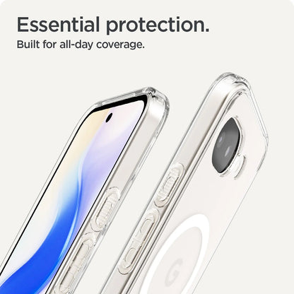 MagSafe puzdro pre Google Pixel 10a, Spigen, Ultra Hybrid, Priehľadná biela ACS11276