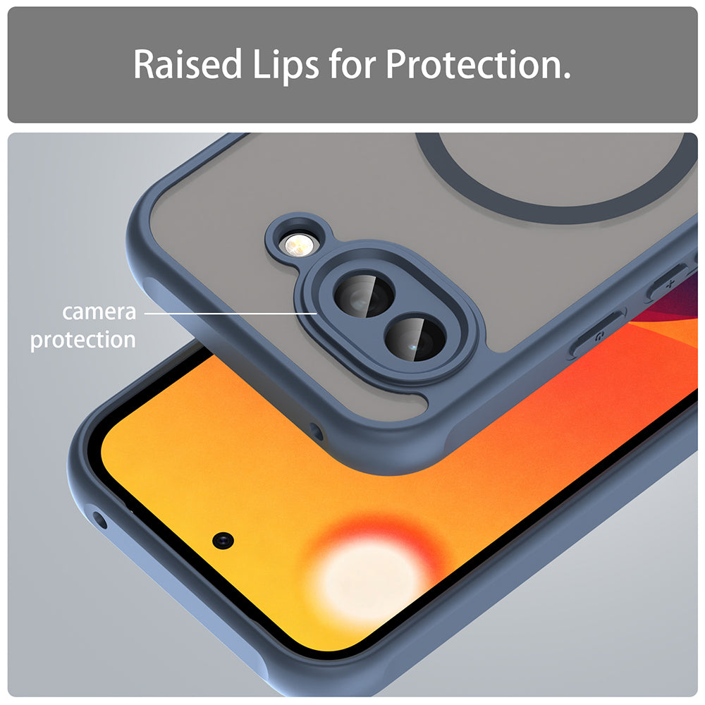 Puzdro MagSafe pre Google Pixel 10a, Techsuit, HaloFrost II, Námornícka modrá