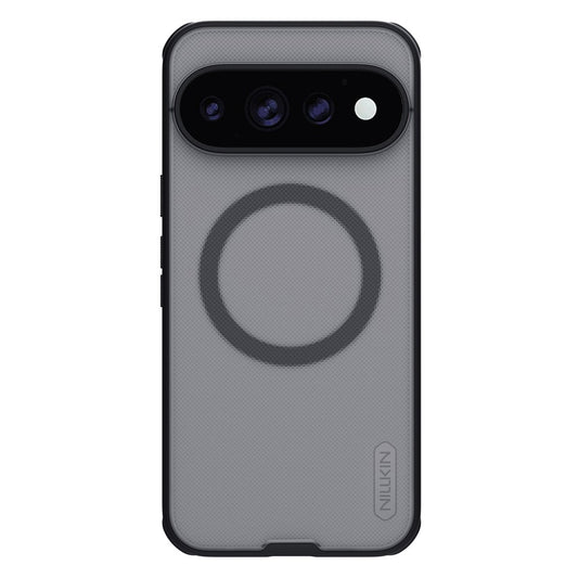 Puzdro MagSafe pre Google Pixel 11 Pro, Nillkin, Super Shield Pro, čierne, priehľadné, saténové