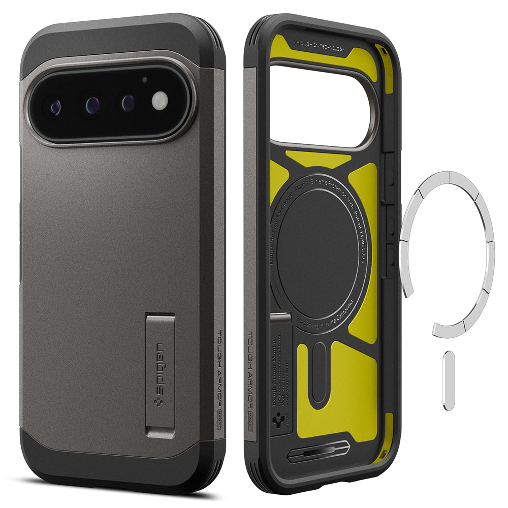 MagSafe puzdro pre Google Pixel 11 Pro, Spigen, Tough Armor, sivá ACS11860