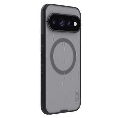 Puzdro MagSafe pre Google Pixel 11 Pro XL, Nillkin, Super Shield Pro, čierne, priehľadné, saténové