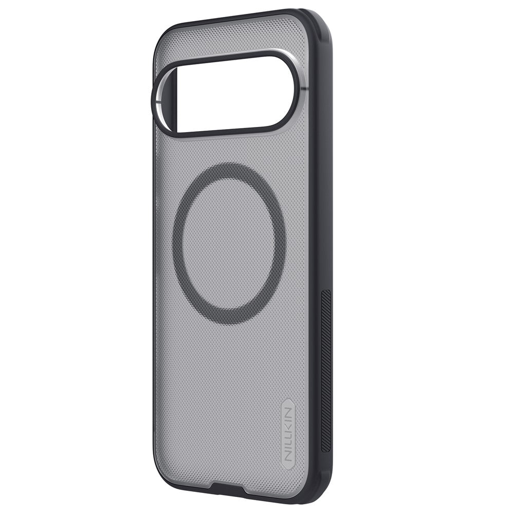 Puzdro MagSafe pre Google Pixel 11 Pro XL, Nillkin, Super Shield Pro, čierne, priehľadné, saténové