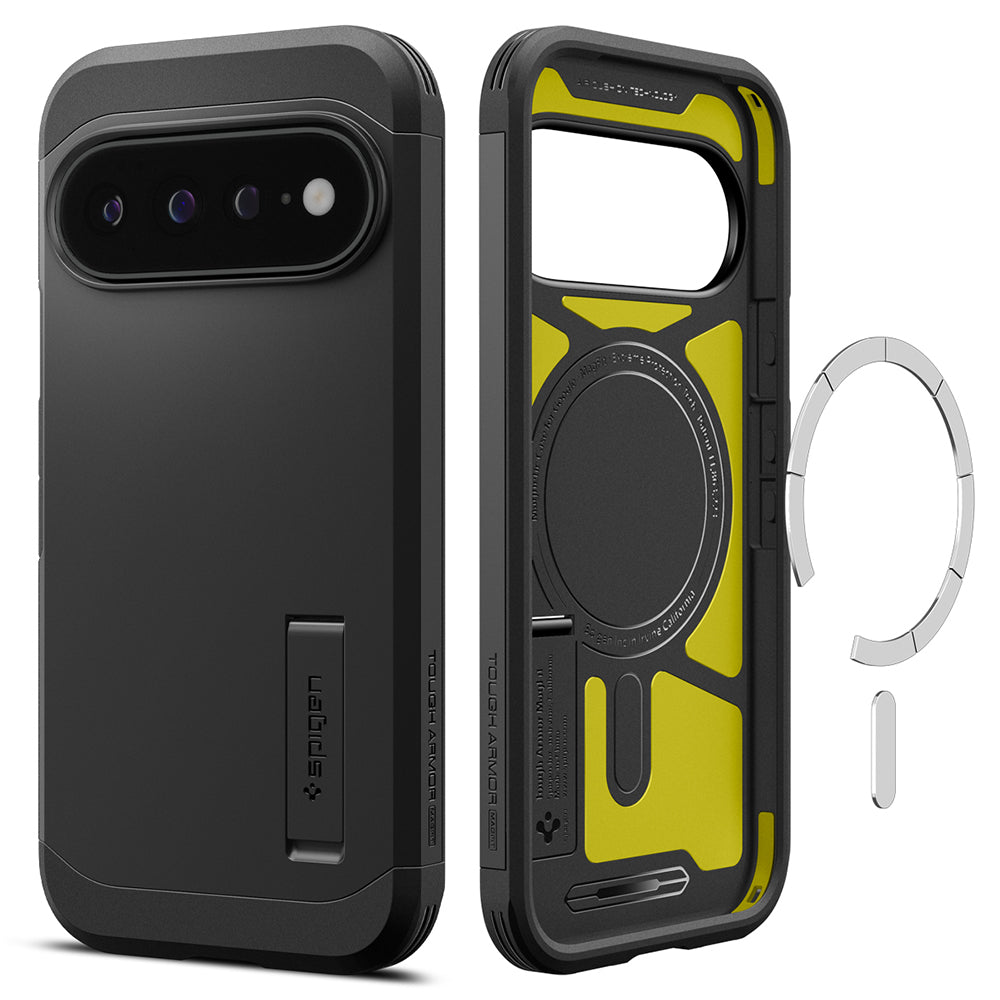 MagSafe puzdro pre Google Pixel 11 Pro XL, Spigen, Tough Armor, čierne ACS11453