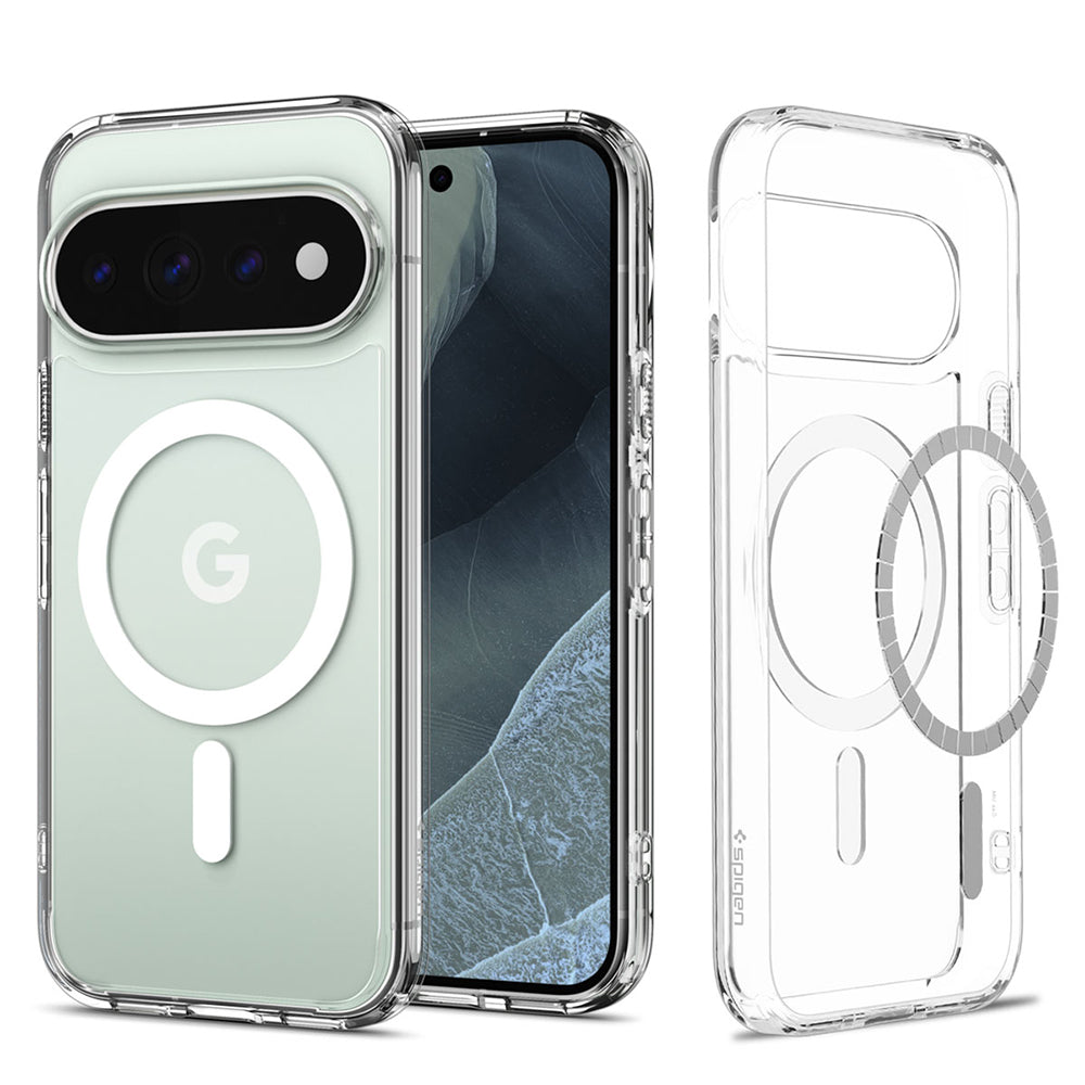 MagSafe puzdro pre Google Pixel 11 Pro XL, Spigen, Ultra Hybrid, Priehľadná biela ACS11451