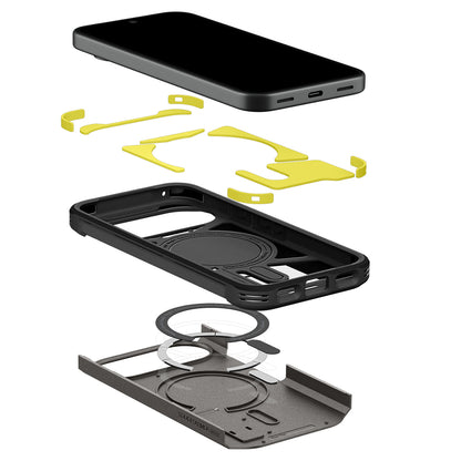 MagSafe puzdro pre Google Pixel 11, Spigen, Tough Armor, sivé ACS11855