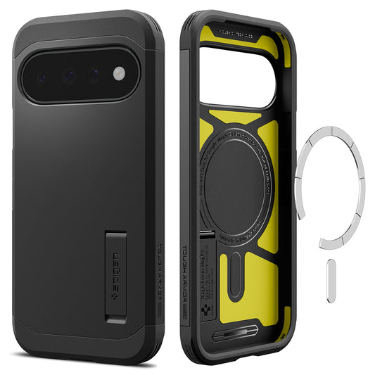 MagSafe puzdro pre Google Pixel 11, Spigen, Tough Armor, čierne ACS11443