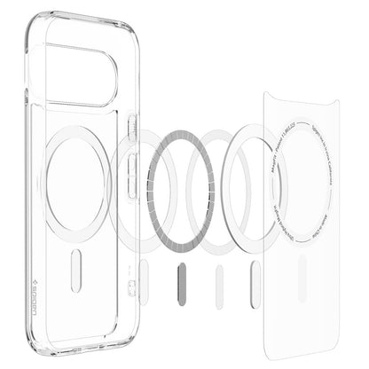 MagSafe puzdro pre Google Pixel 11, Spigen, Ultra Hybrid, Priehľadná biela ACS11441