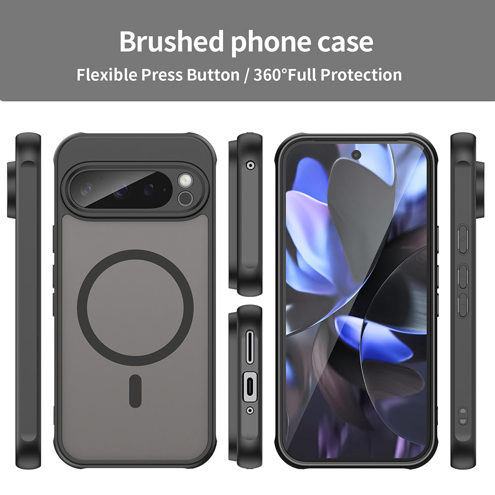 MagSafe puzdro pre Google Pixel 9 Pro, Techsuit, HaloFrost II, čierne