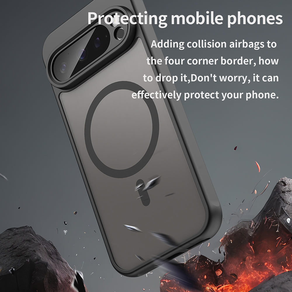 MagSafe puzdro pre Google Pixel 9 Pro, Techsuit, HaloFrost II, čierne