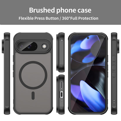MagSafe puzdro pre Google Pixel 9, Techsuit, HaloFrost II, čierne