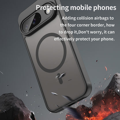 MagSafe puzdro pre Google Pixel 9, Techsuit, HaloFrost II, čierne