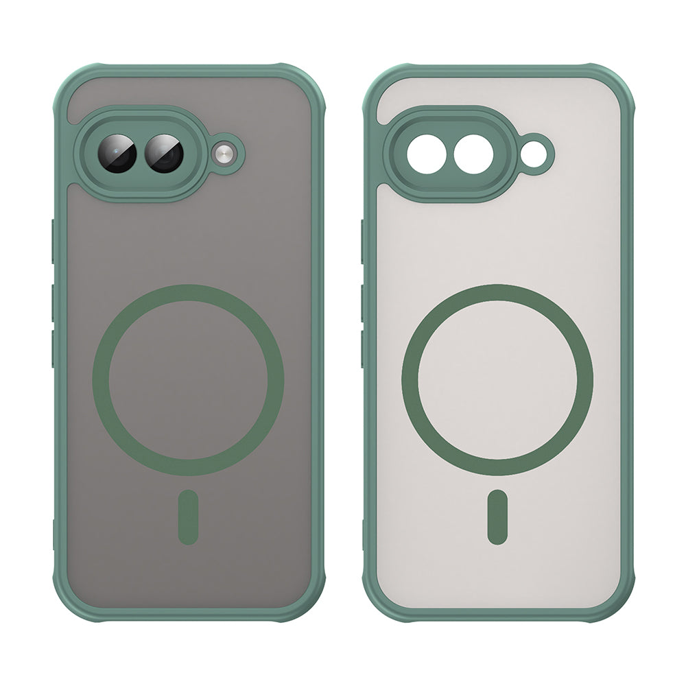 MagSafe puzdro pre Google Pixel 9a, Techsuit, HaloFrost II, Zelené