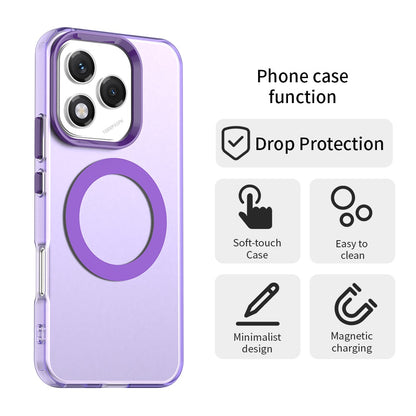 MagSafe puzdro pre Honor 400 Lite, Techsuit, CandyCase, fialové