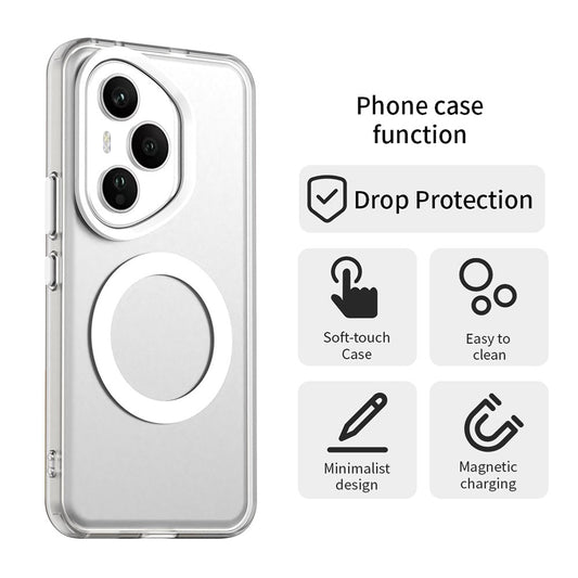 MagSafe puzdro pre Honor 400 Pro, Techsuit, CandyCase, biele