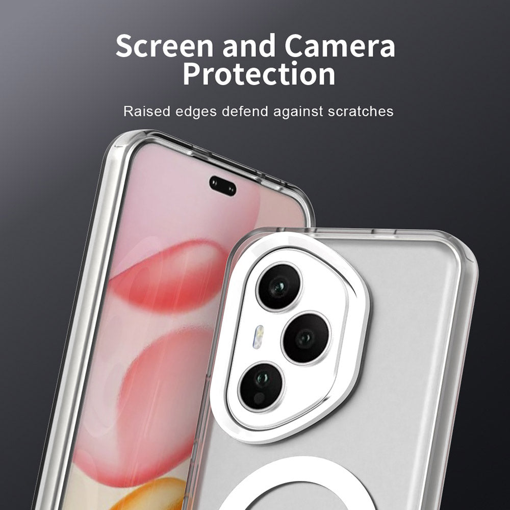 MagSafe puzdro pre Honor 400 Pro, Techsuit, CandyCase, biele