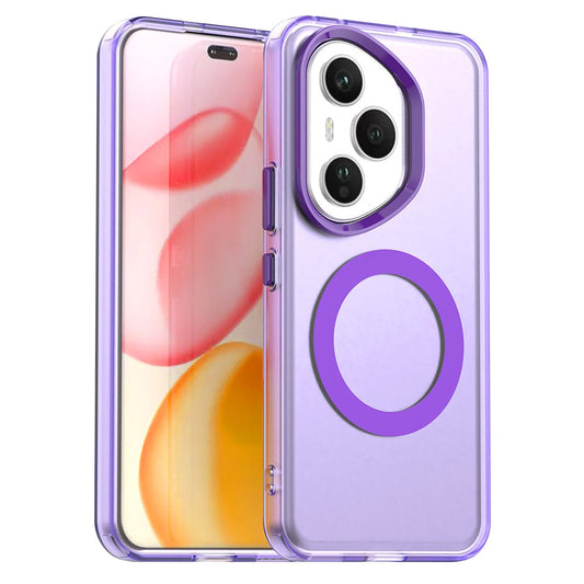 MagSafe puzdro pre Honor 400 Pro, Techsuit, CandyCase, fialové