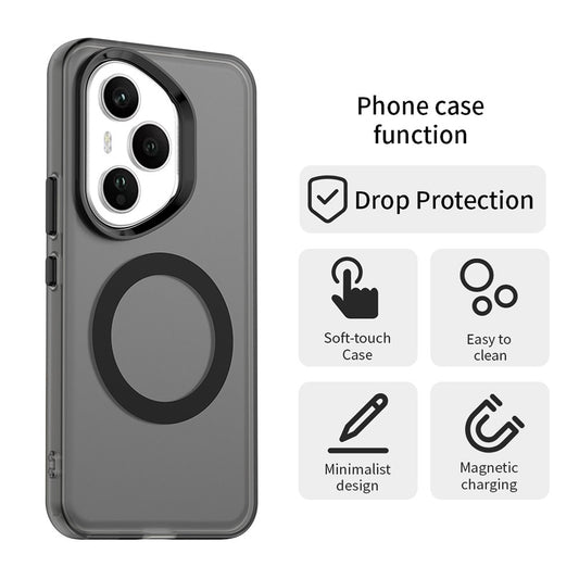 MagSafe puzdro pre Honor 400 Pro, Techsuit, CandyCase, Čierna