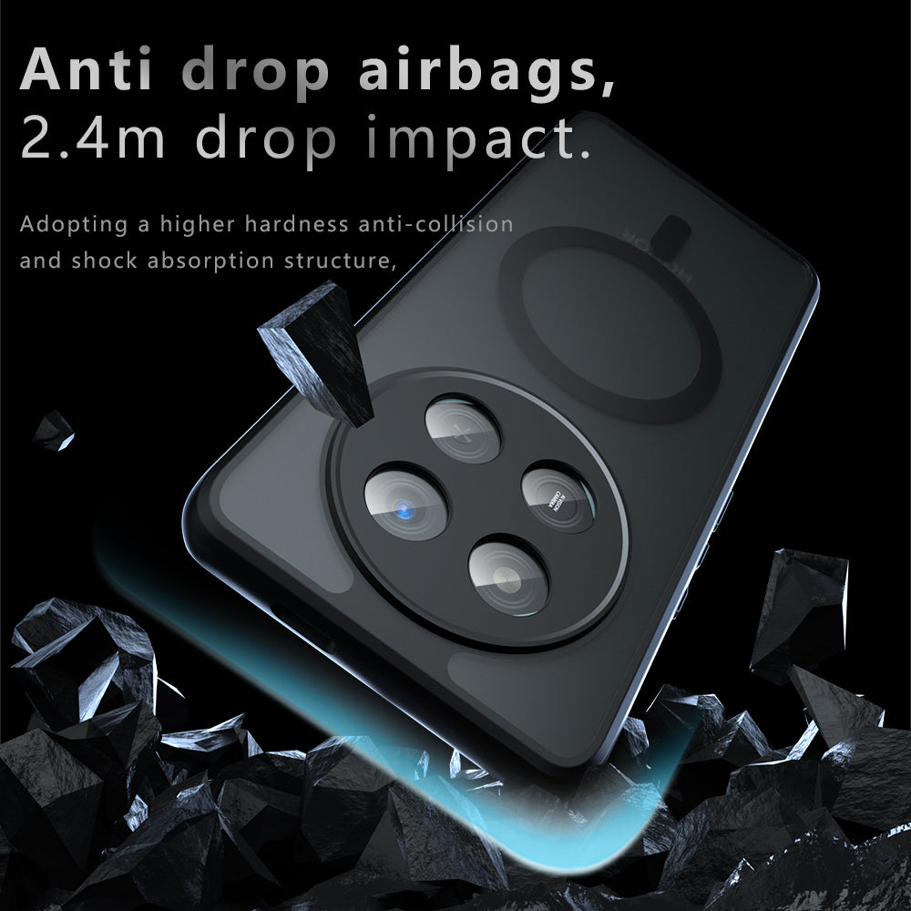 MagSafe Case for Honor 400 Pro, Techsuit, PureFrost, Satin Black