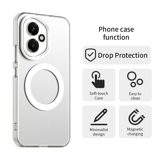 MagSafe puzdro pre Honor 400, Techsuit, CandyCase, biele