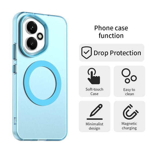 MagSafe puzdro pre Honor 400, Techsuit, CandyCase, modré