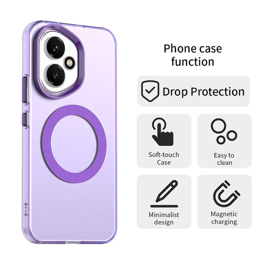 MagSafe puzdro pre Honor 400, Techsuit, CandyCase, fialové